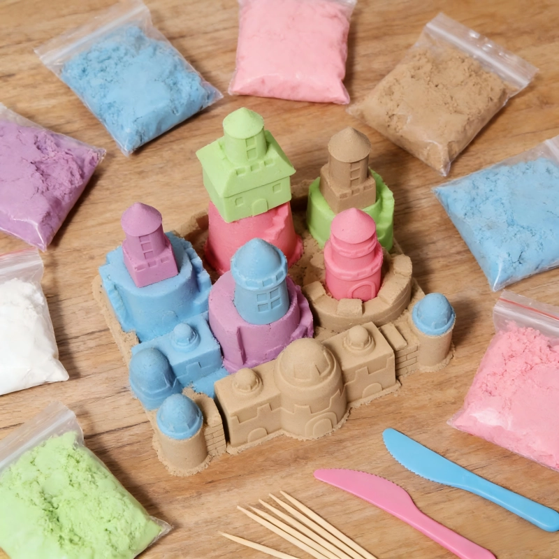 🏰 De Castillos de Arena a Esculturas: Ideas Creativas de Juego con Arena Mágica